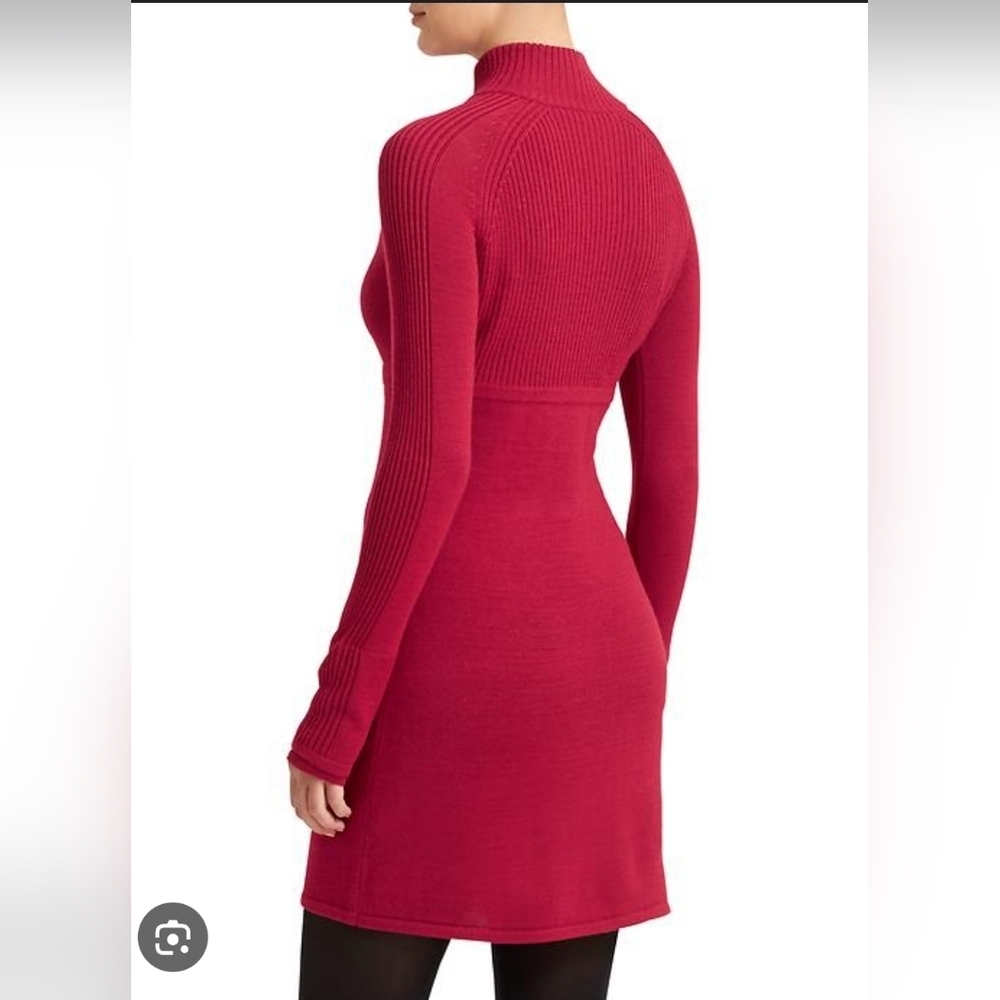 ❤️ ATHLETA OLYMPIA SWEATER DRESS IN CLARET RED, XS - Picture 2 of 15